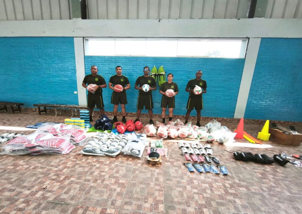 FEDEMILPE OTORGA MATERIAL DEPORTIVO A LA ETE